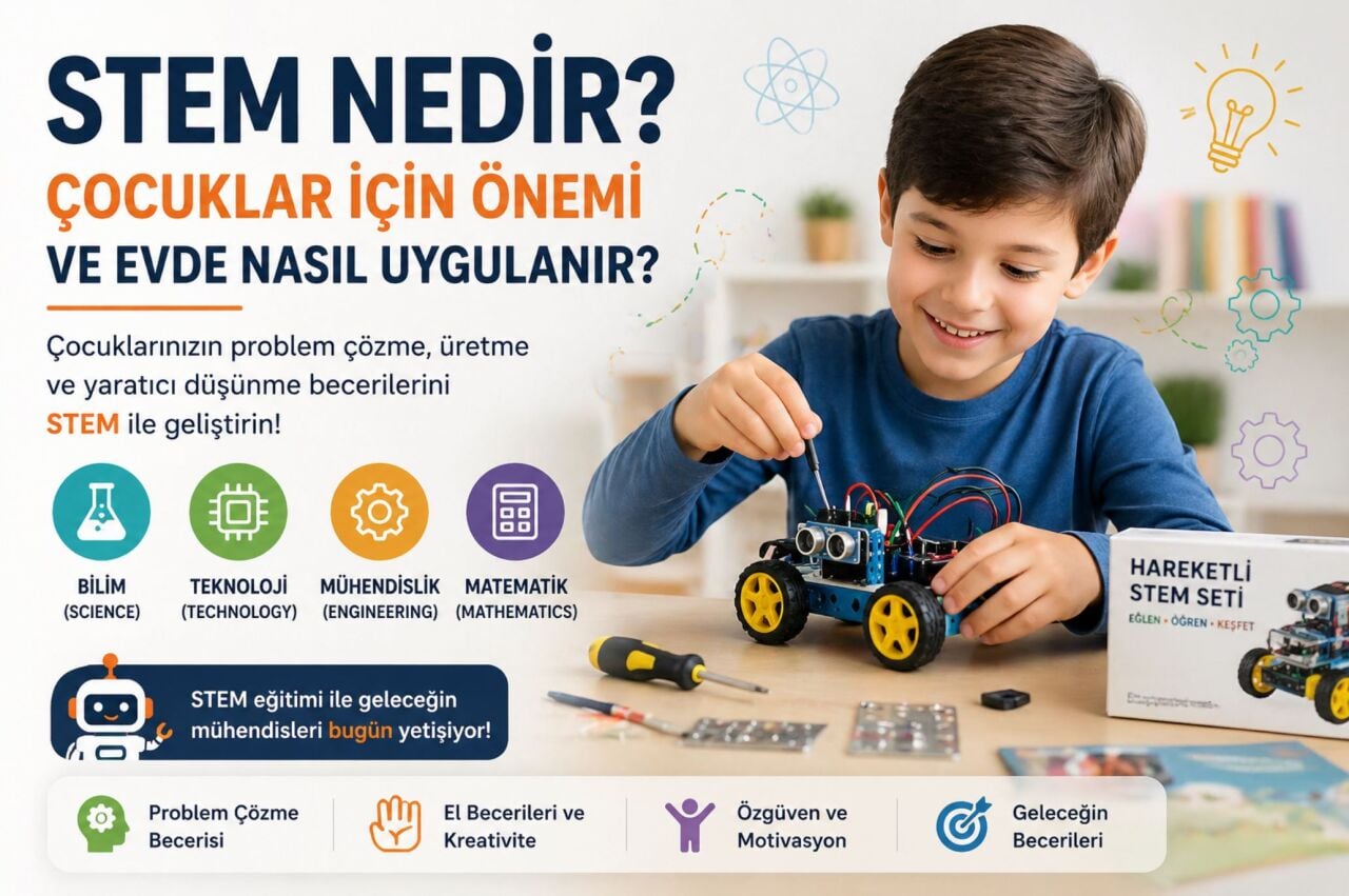 STEM Nedir? Çocuklar İçin Önemi ve Evde Nasıl Uygulanır?