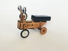 Ahşap Taktuk Robot Yapım Seti – Eğitici STEM Robot