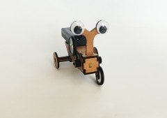 Ahşap Taktuk Robot Yapım Seti – Eğitici STEM Robot