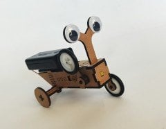 Ahşap Taktuk Robot Yapım Seti – Eğitici STEM Robot
