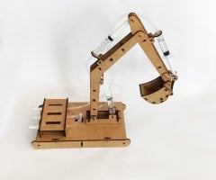 Ekskavatör Kepçe Yapım Seti – İş Makinesi STEM