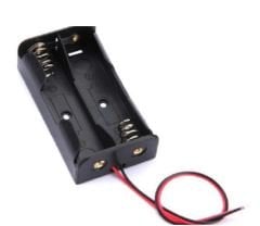 2 AA Pil Yuvası 15 CM Kablolu (1. Kalite)