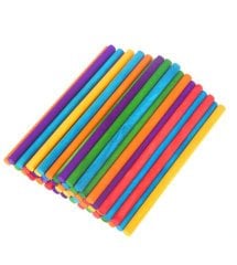 Tahta Yuvarlak Çubuk Renkli(10 ADET)