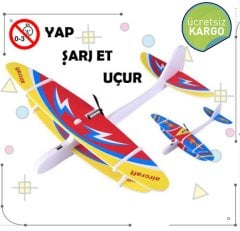 Şarjlı Kendin Yap Model Uçak Seti