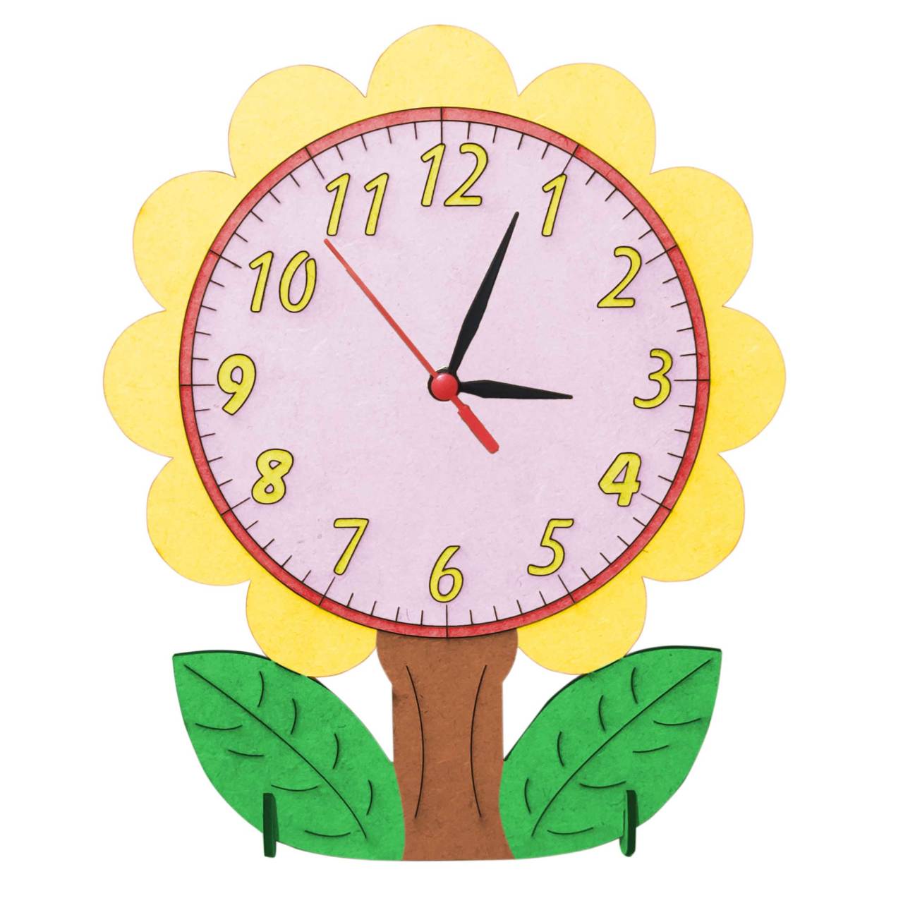 Çiçek Model Kendin Yap Saat Seti