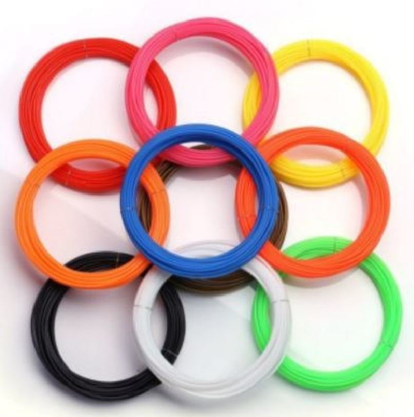 10 Renk Flament Toplam 50 Metre