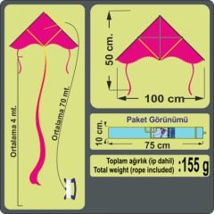 Kumaş Delta Uçurtma