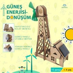 Güneş Enerjisi Dönüşüm Yapım Seti – Yenilenebilir Enerji STEM