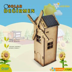 Güneş Enerjili  Solar Değirmen Yapım Seti – Yenilenebilir Enerji