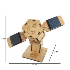 Güneş Enerjili Uydu Modeli Yapım Seti – Uzay STEM