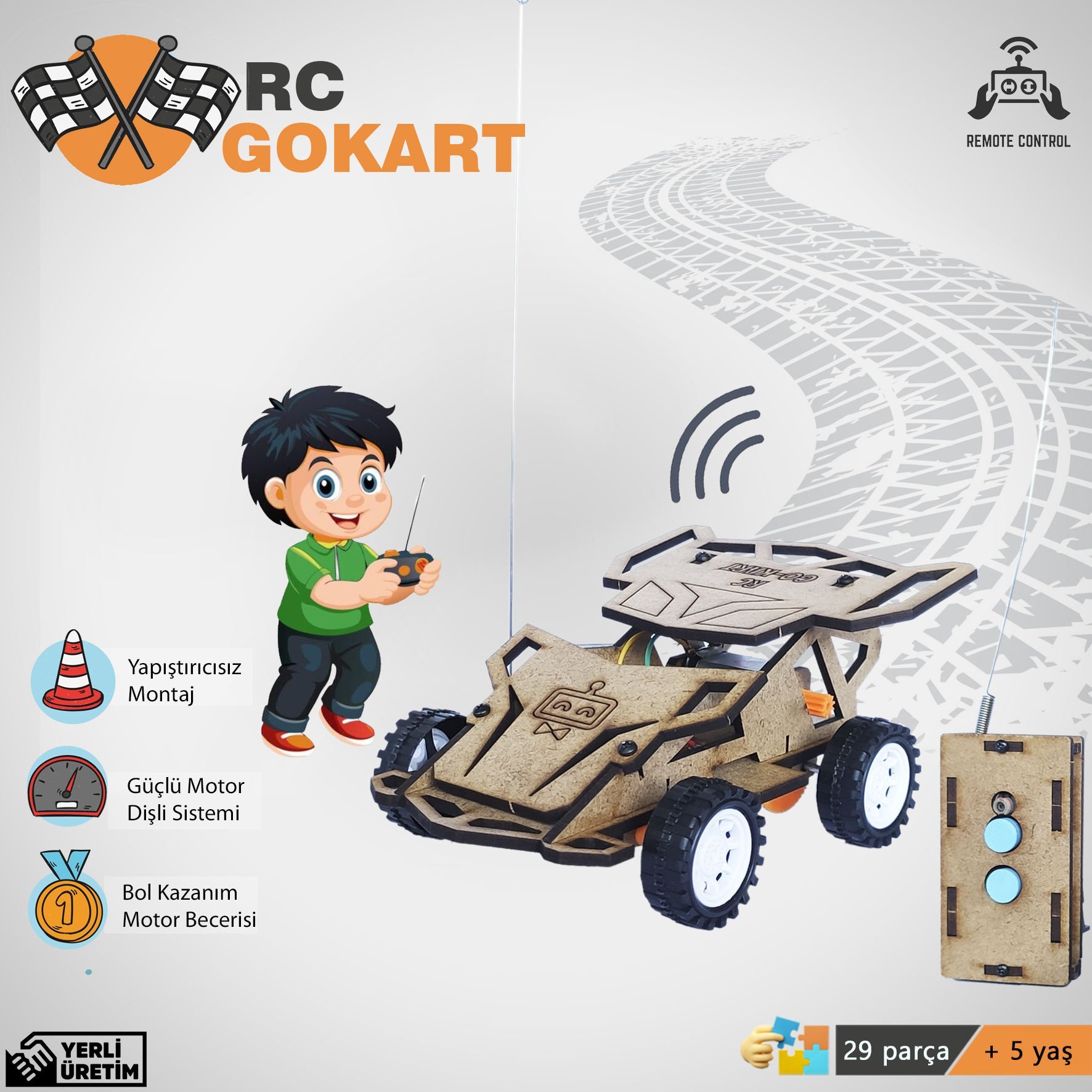 Rc Go-kart Stem Seti