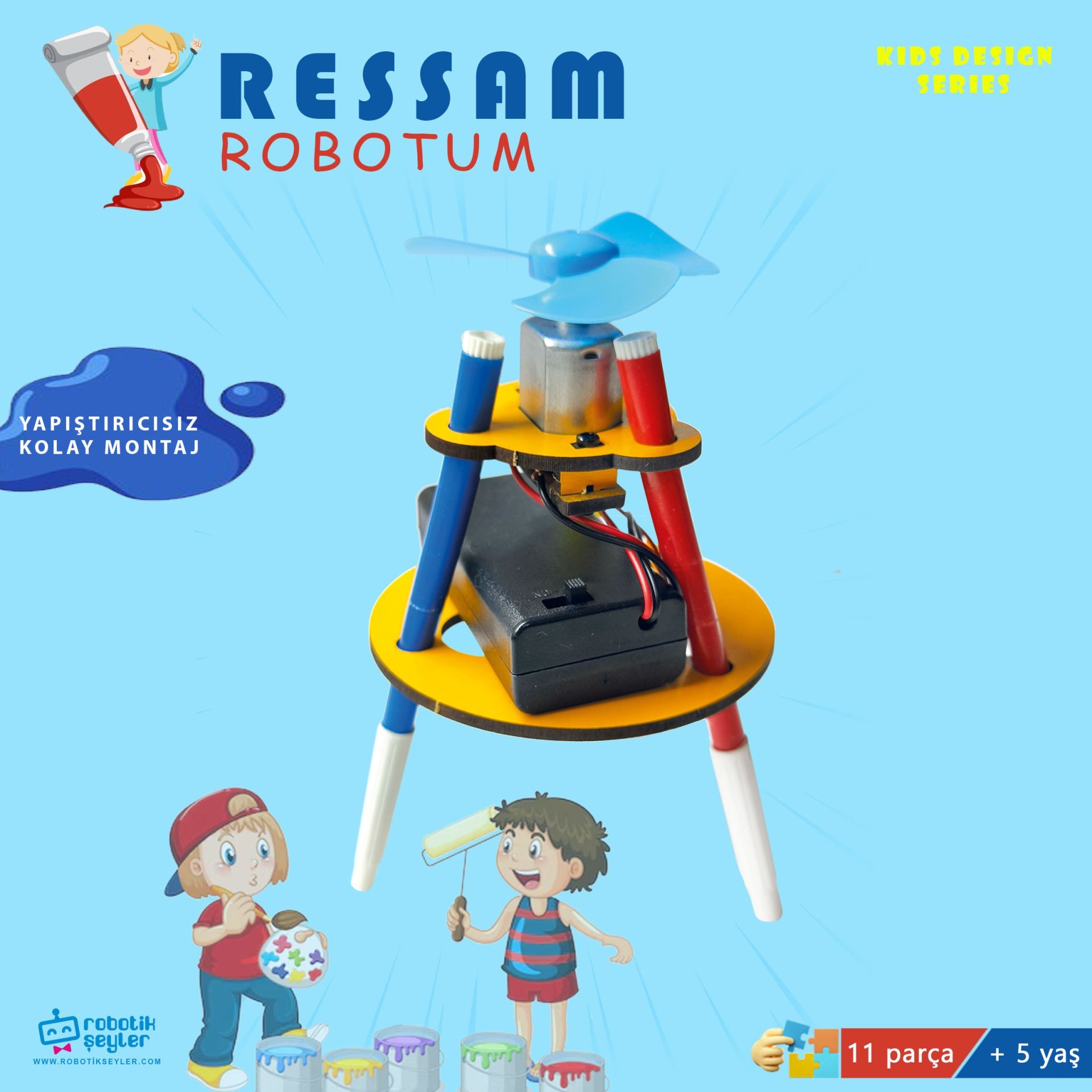 Ressam Robotum Stem Seti