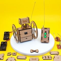 D-Bot Kumandalı Robot Yapım Seti – STEM Robot Kiti