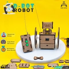 D-Bot Kumandalı Robot Yapım Seti – STEM Robot Kiti
