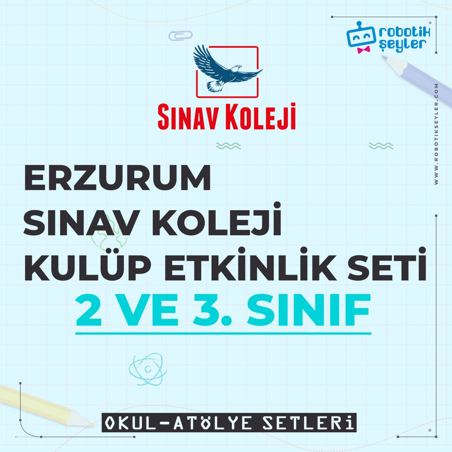 Erzurum Sınav Koleji 2 - 3. Sınıf Kulüp Etkinlik Seti