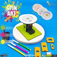 SpinArt - Newton Çarkı Yapım Seti – STEM Sanat Seti