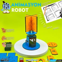 Animasyon Robot Stem Seti