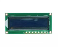 16x2 LCD Ekran - I2C Lehimli Mavi Display