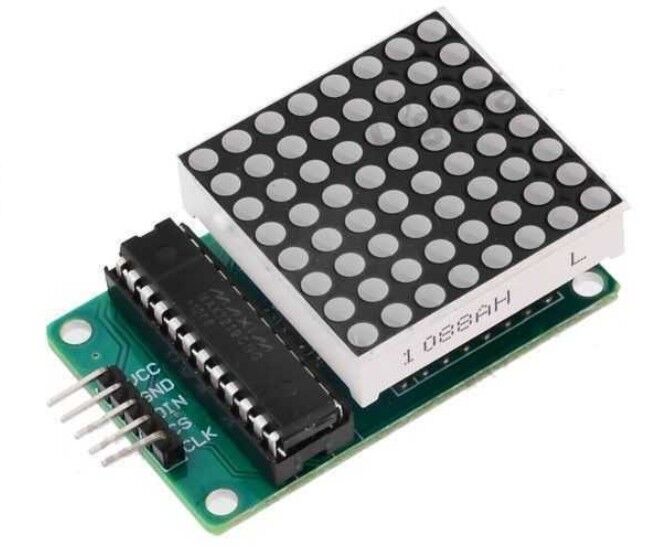 8x8 Kırmızı Dot Matrix Board