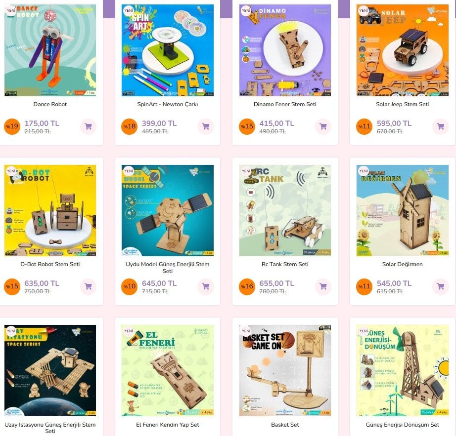 Hareketli Stem Setleri